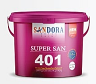 سوپرسان 401
پوشرنگ نیم پلاستیک ممتاز استاندارد 
مات (چاپ قرمز)
5 کیلویی