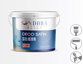 دکوساتین 202
رنگ اکریلیک نیمه براق سوپرسیلیکونی
20 کیلویی