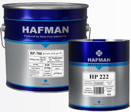 رنگ سفید پلی اورتان براق
VP-700
 12 کیلویی
